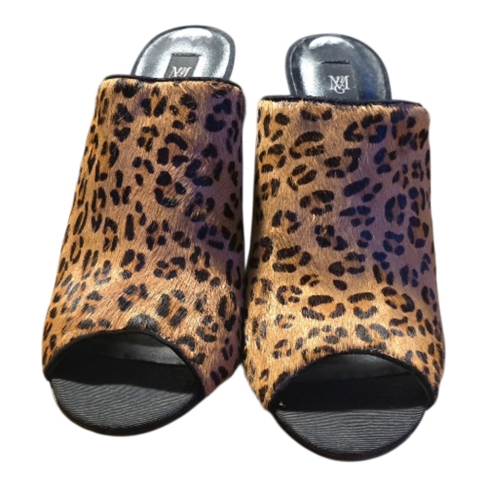 Leopard Print Women's Mules - Picture 4 of 5